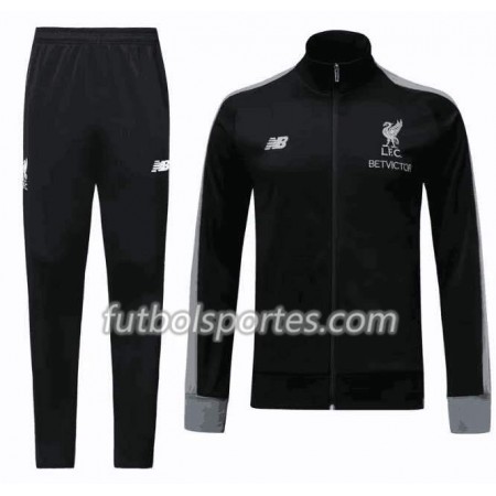 Liverpool Chaqueta de Entrenamiento Trajes Negro 2018/2019